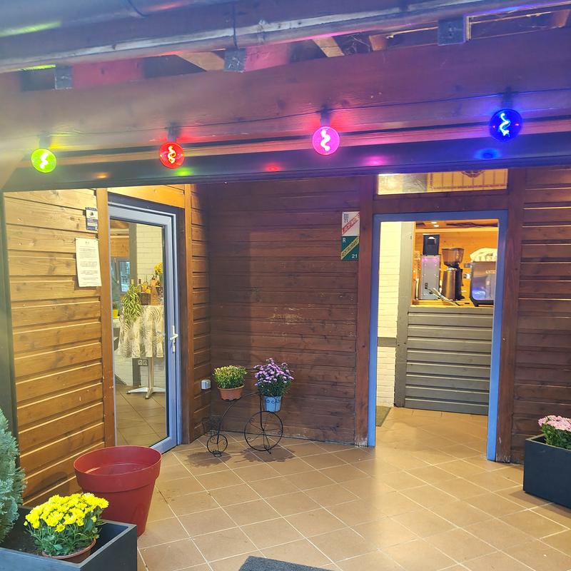 L'entrée du restaurant